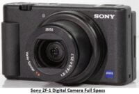 Sony ZF-1 Digital Camera Full Specs Review