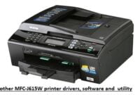 Brother MFC-J615W printer drivers, software and utility