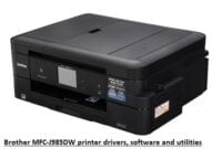 Brother MFC-J985DW printer drivers, software and utilities