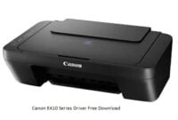 Canon E410 Series Driver Free Download