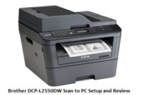 Brother DCP-L2550DW Scan to PC Setup and Review