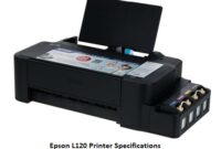 Epson L120 Printer Specifications A Detailed Overview & Review