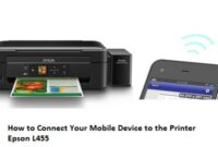How to Connect Your Mobile Device to the Printer Epson L455