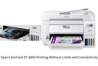 Epson EcoTank ET-3850 Printing Without Limits and Connectivity