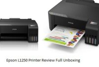Epson L1250 Printer Review Unboxing and First Impressions