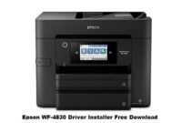 Epson WF-4830 Driver Installer Free Download